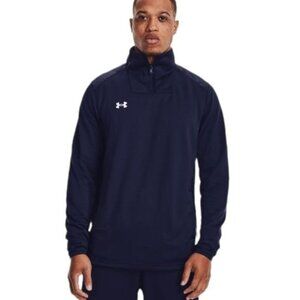 NWT Under Armour Men's UA Command ¼ Zip Color‎ Midnight Navy Size M